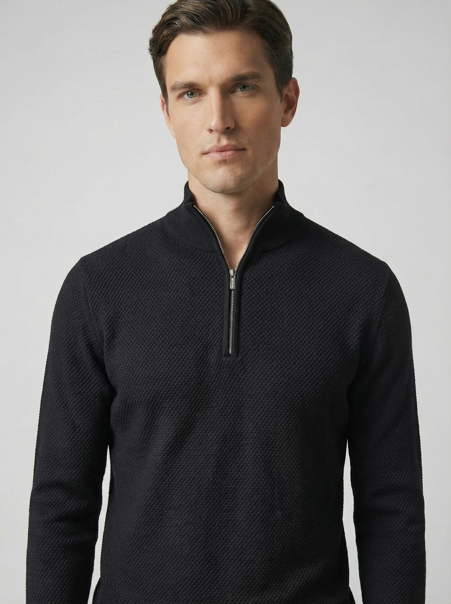 The Luca Quarter Zip Sweater