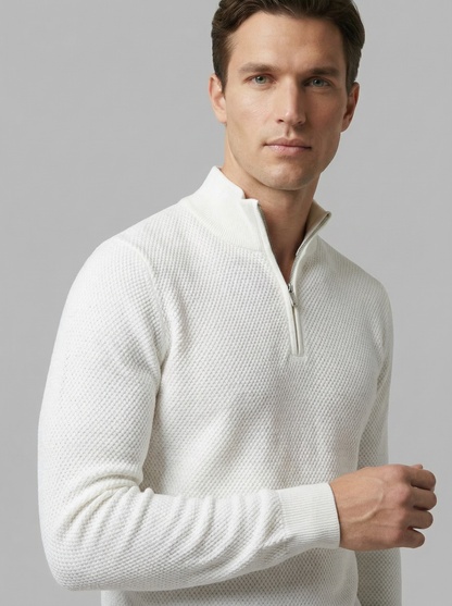 The Luca Quarter Zip Sweater