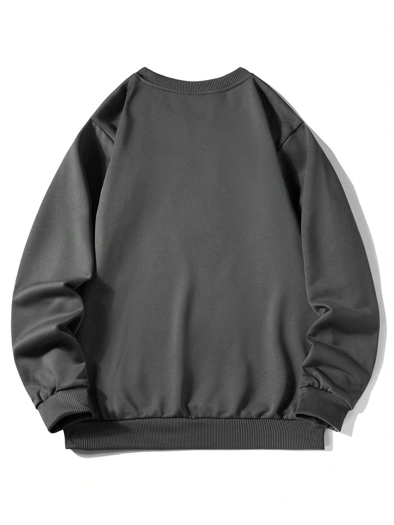 Men Drop Shoulder Sweatshirt