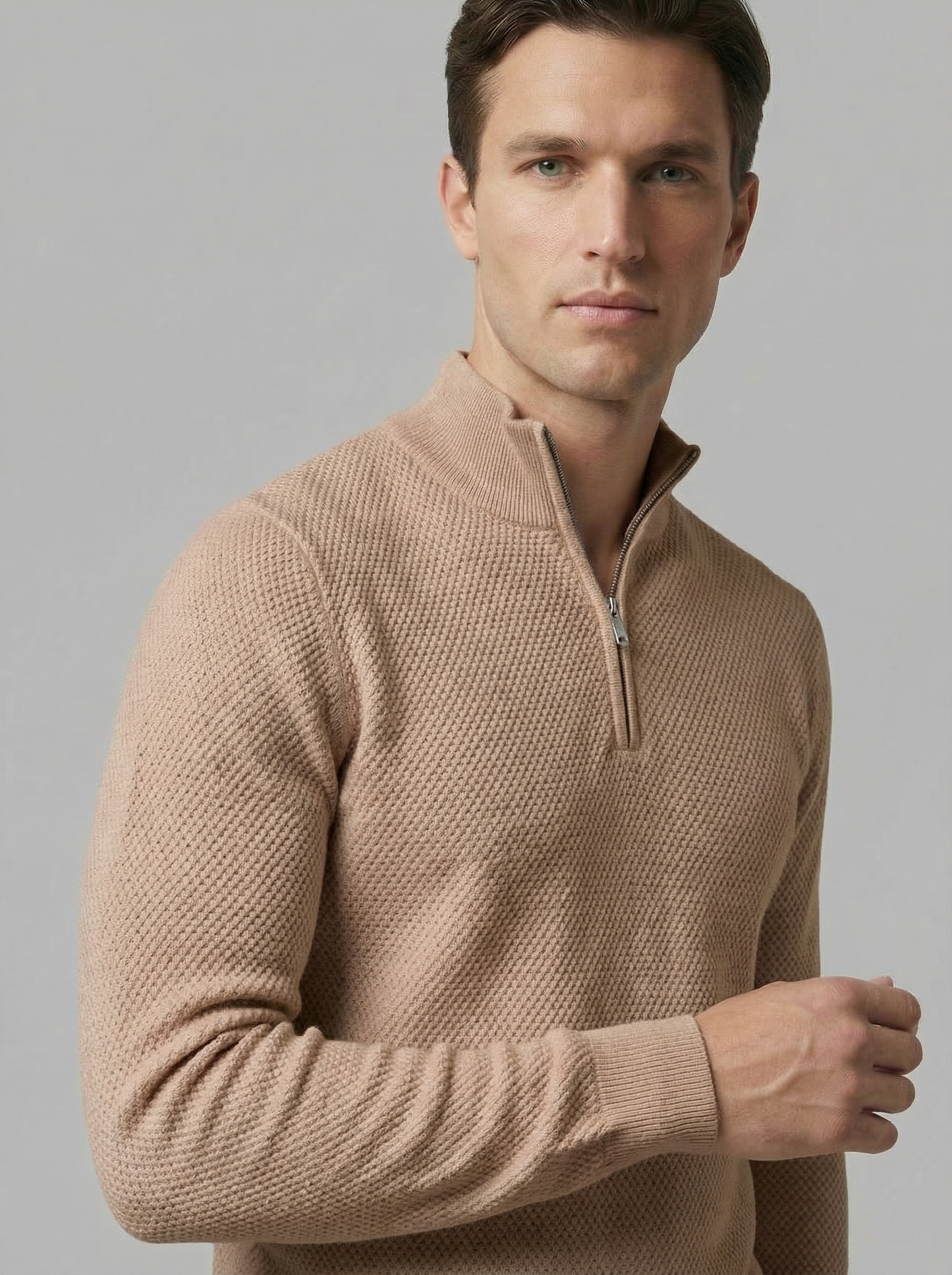 The Luca Quarter Zip Sweater