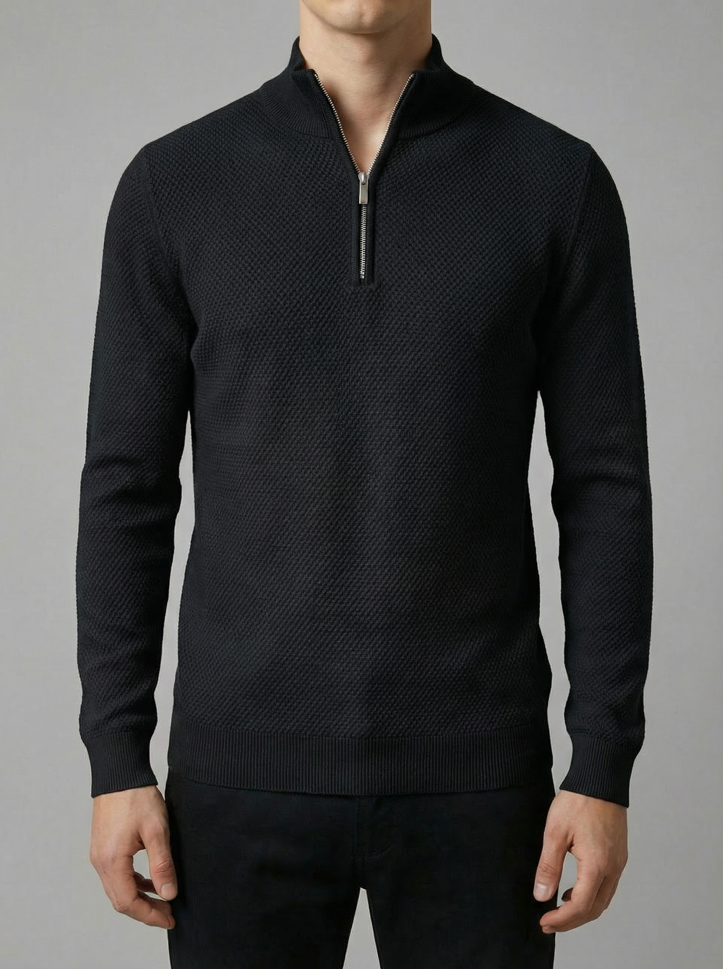 The Luca Quarter Zip Sweater
