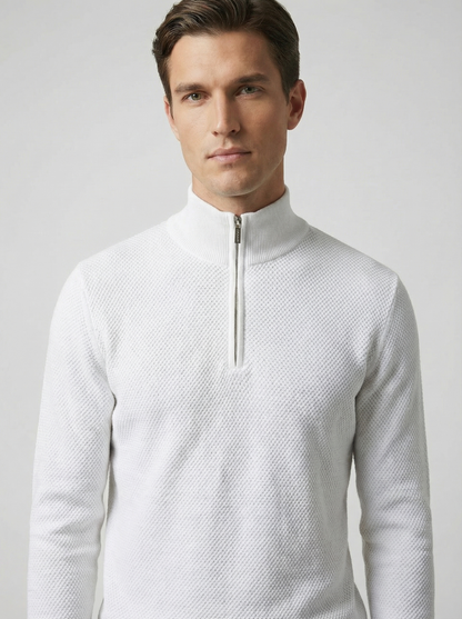 The Luca Quarter Zip Sweater