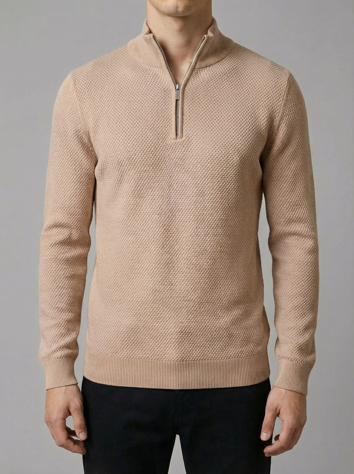 The Luca Quarter Zip Sweater