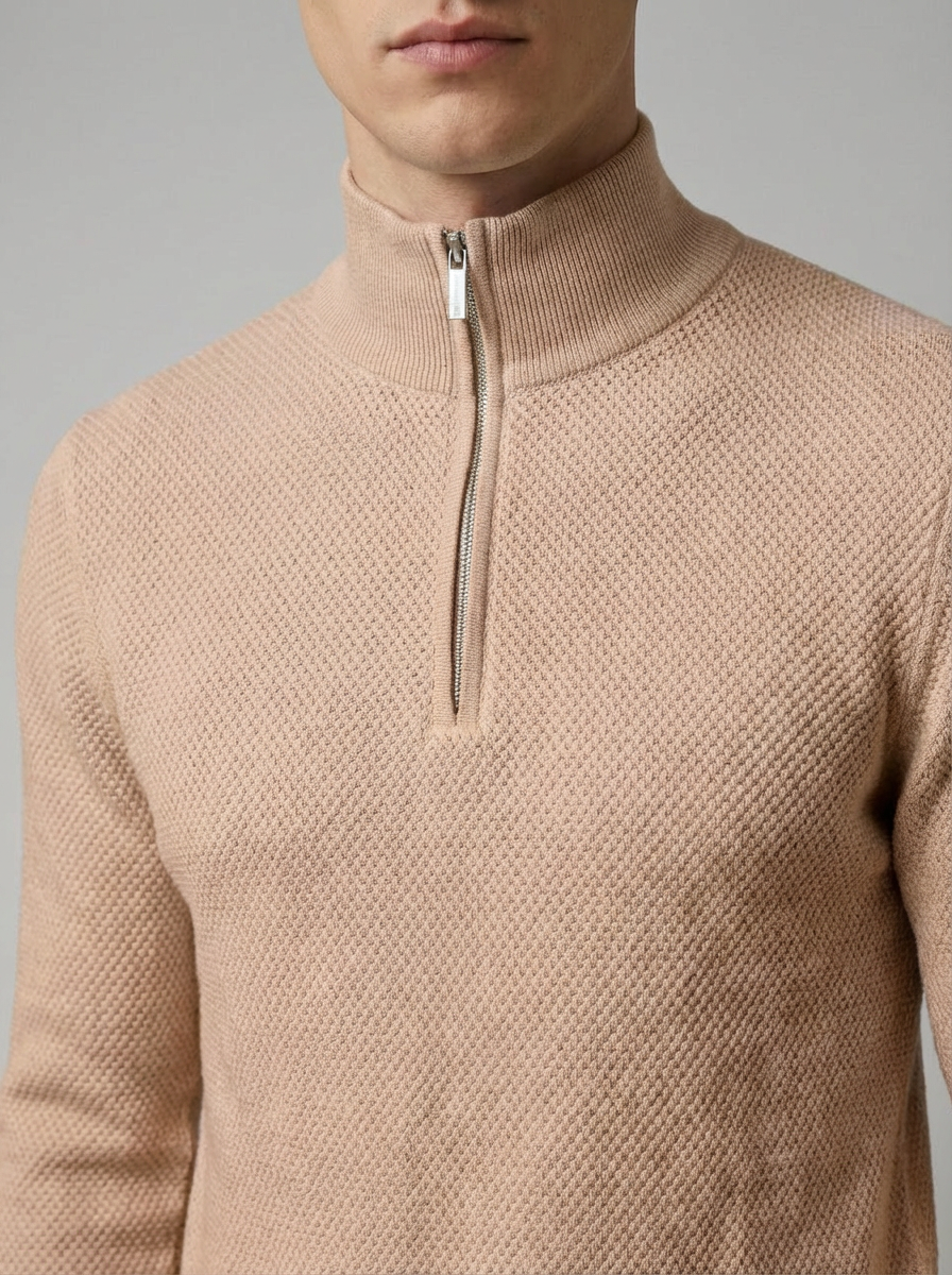 The Luca Quarter Zip Sweater