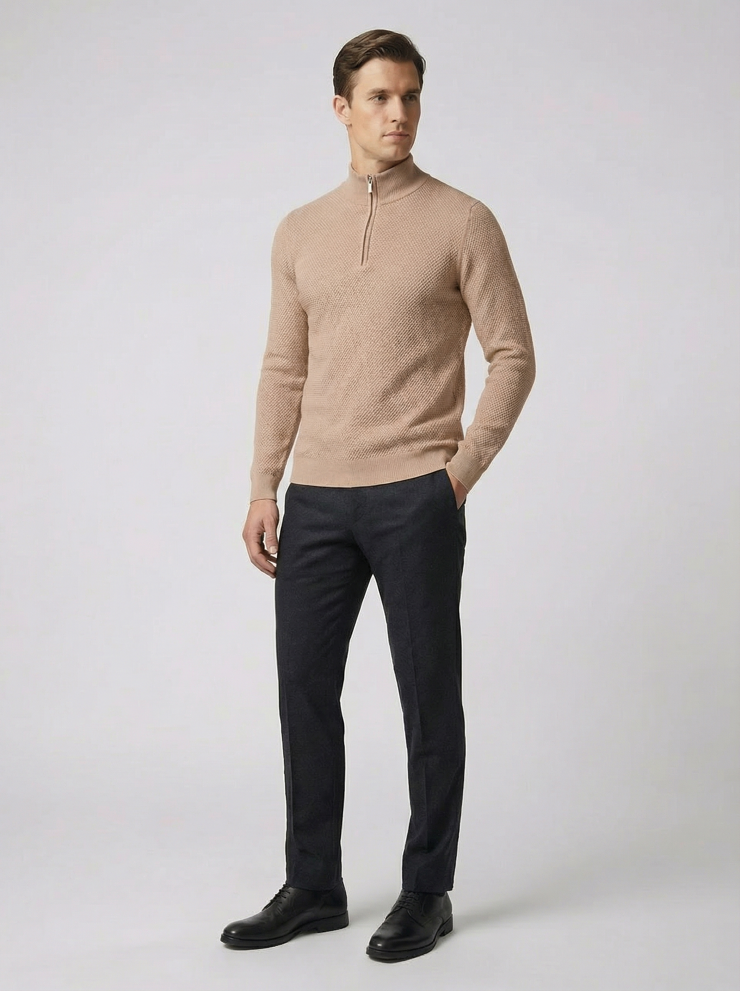 The Luca Quarter Zip Sweater