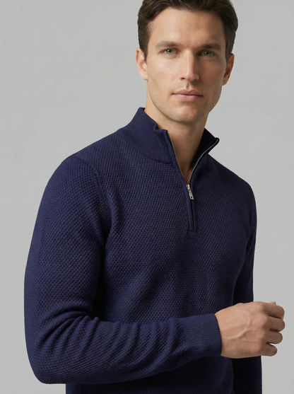 The Luca Quarter Zip Sweater