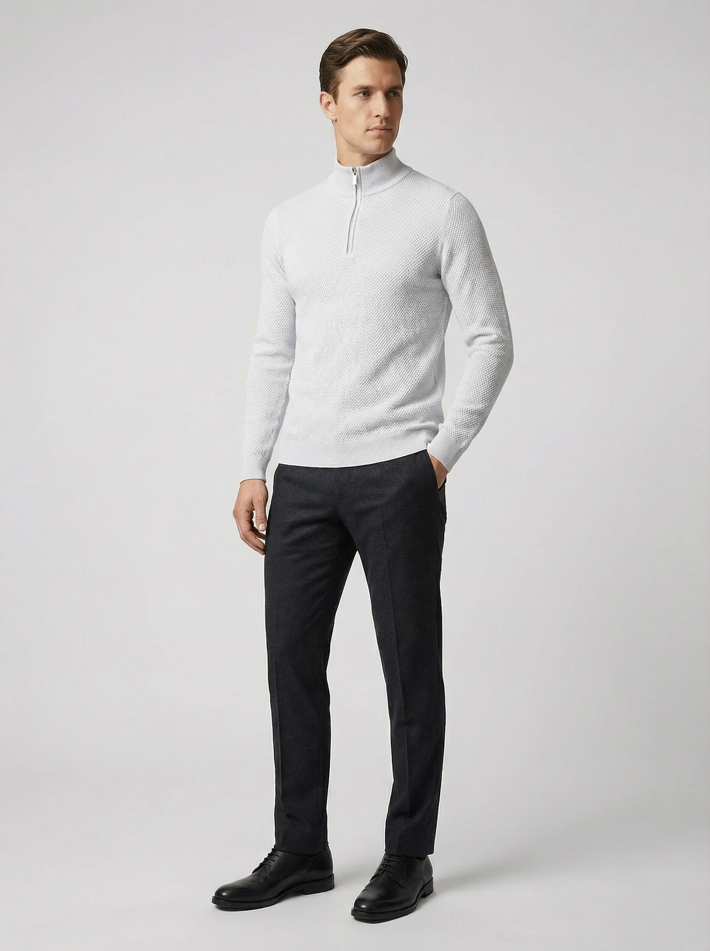 The Luca Quarter Zip Sweater